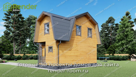 Проект П-595 Площадь: 64, Размер: 6х8