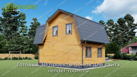 Проект П-595 Площадь: 64, Размер: 6х8