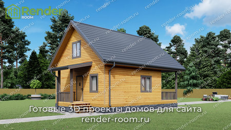 Проект П-597 Площадь: 79, Размер: 8х9