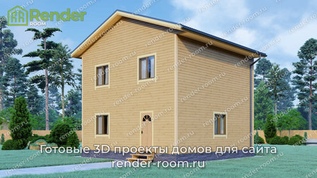 Проект П-599 Площадь: 116, Размер: 8х8