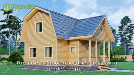 Проект  Площадь: 72, Размер: 8х9