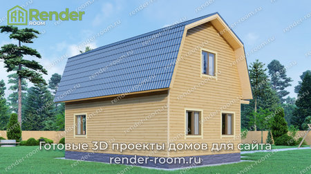 Проект  Площадь: 72, Размер: 8х9