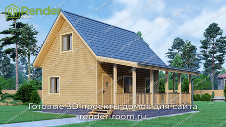 Проект  Площадь: 71, Размер: 6х8