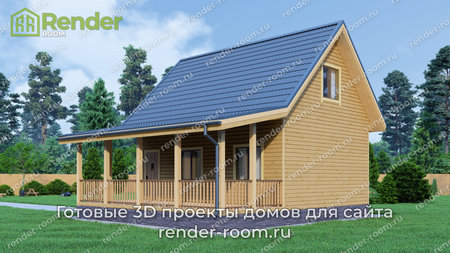 Проект  Площадь: 71, Размер: 6х8