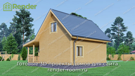 Проект  Площадь: 71, Размер: 6х8