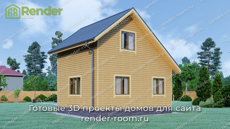 Проект  Площадь: 63,74, Размер: 6х7