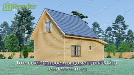 Проект  Площадь: 59, Размер: 6х9