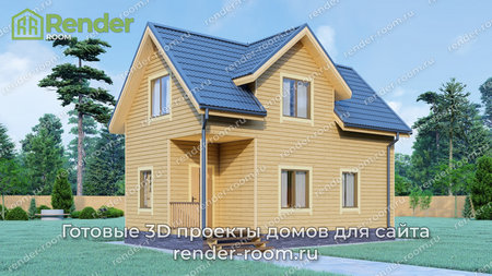 Проект  Площадь: 75,62, Размер: 5х9