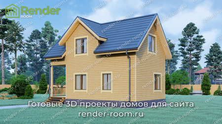 Проект  Площадь: 75,62, Размер: 5х9