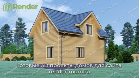 Проект  Площадь: 75,62, Размер: 5х9