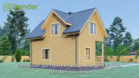 Проект  Площадь: 75,62, Размер: 5х9