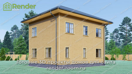 Проект П-625 Площадь: 124, Размер: 7х9