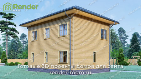 Проект П-625 Площадь: 124, Размер: 7х9