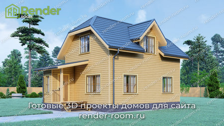 Проект  Площадь: 83,73, Размер: 6х10