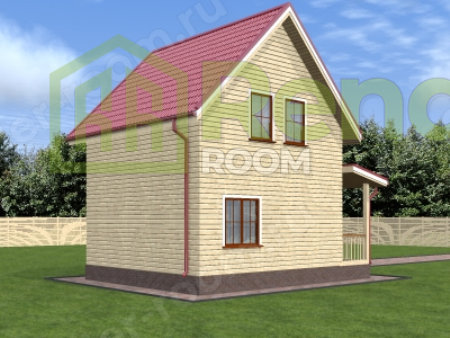 Проект  Площадь: 64, Размер: 6х8