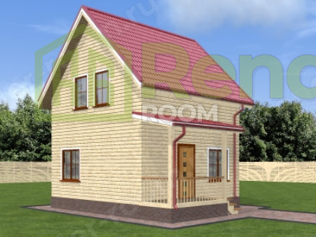 Проект  Площадь: 64, Размер: 6х8