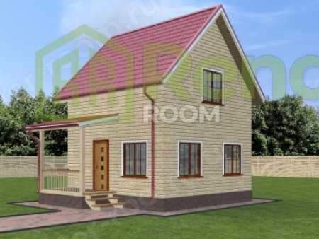 Проект  Площадь: 64, Размер: 6х8