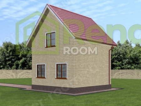 Проект  Площадь: 64, Размер: 6х8