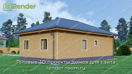 Проект  Площадь: 75, Размер: 8х12