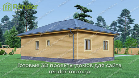 Проект  Площадь: 75, Размер: 8х12