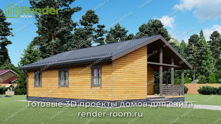 Проект  Площадь: 77, Размер: 9х11