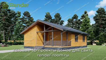 Проект  Площадь: 77, Размер: 9х11