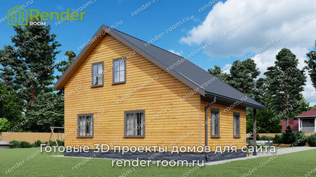 Проект П-639 Площадь: 124, Размер: 8х10