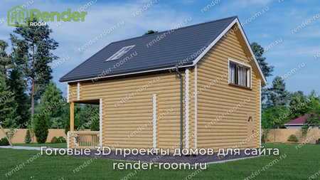 Проект  Площадь: 105, Размер: 8х9