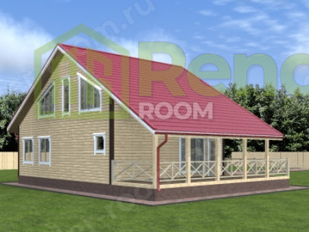 Проект  Площадь: 107, Размер: 8х10