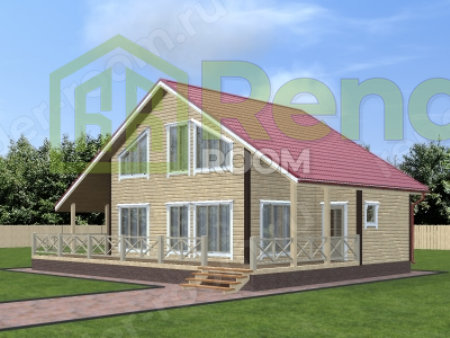 Проект  Площадь: 107, Размер: 8х10