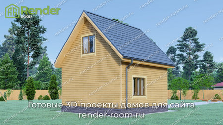 Проект  Площадь: 45,87, Размер: 6х6