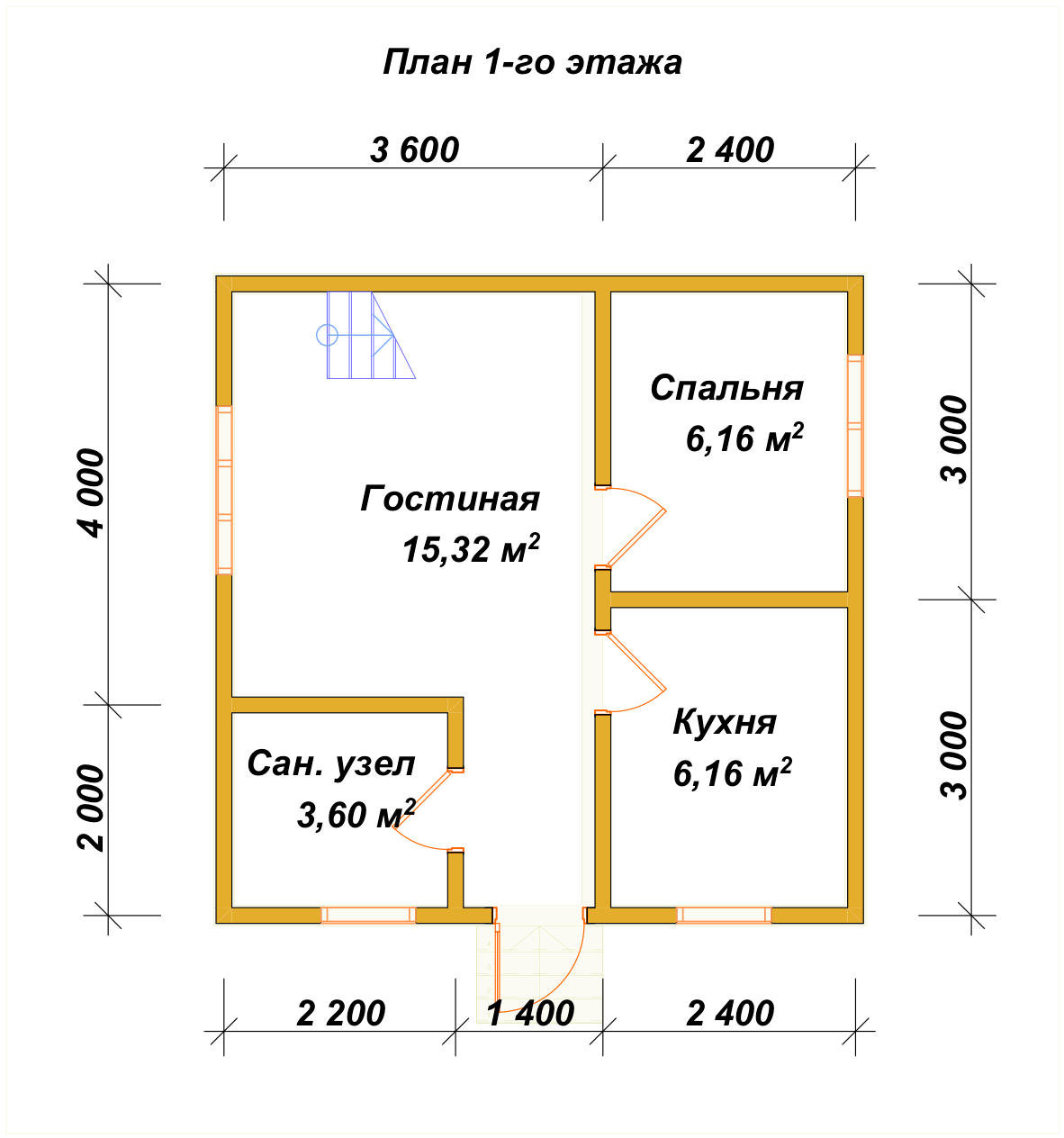 П-66 План первого этажа П-66 План первого этажа