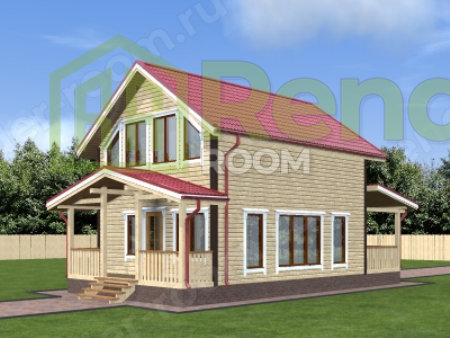 Проект  Площадь: 81, Размер: 6х8