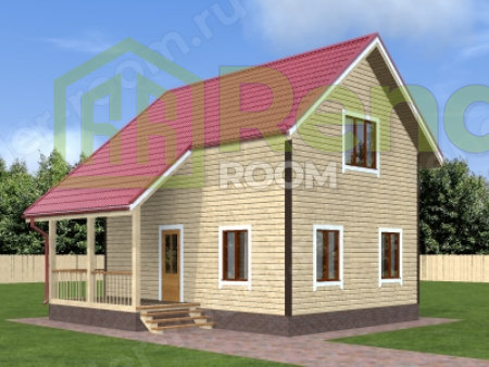 Проект  Площадь: 81, Размер: 6х8