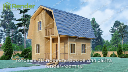 Проект П-680 Площадь: 44, Размер: 6х6