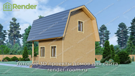 Проект П-680 Площадь: 44, Размер: 6х6