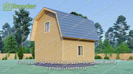 Проект П-680 Площадь: 44, Размер: 6х6