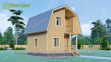 Проект П-680 Площадь: 44, Размер: 6х6