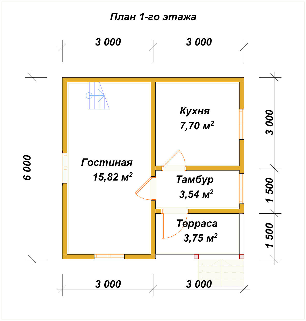 П-680 План первого этажа П-680 План первого этажа