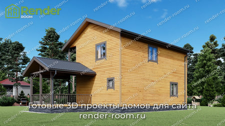 Проект П-689 Площадь: 119, Размер: 8х10