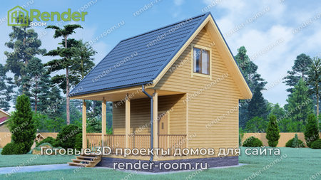 Проект П-691 Площадь: 48, Размер: 6х6