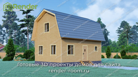 Проект П-694 Площадь: 77, Размер: 6х8