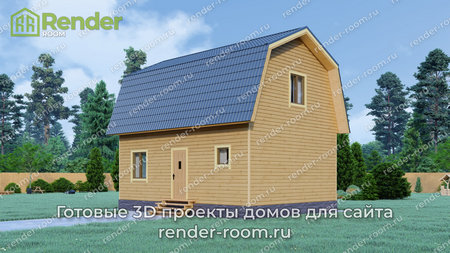 Проект П-694 Площадь: 77, Размер: 6х8