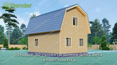 Проект П-694 Площадь: 77, Размер: 6х8