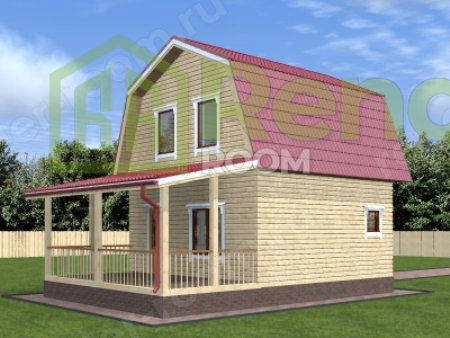 Проект П-698 Площадь: 56, Размер: 6х6