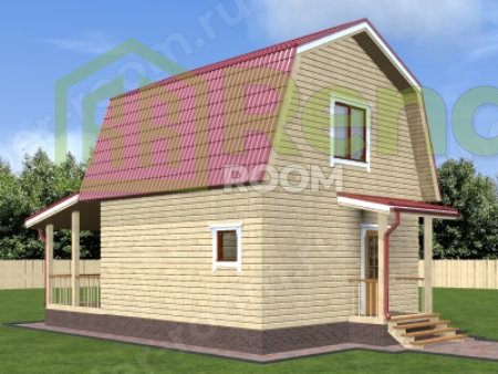 Проект П-698 Площадь: 56, Размер: 6х6