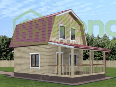 Проект П-698 Площадь: 56, Размер: 6х6