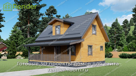 Проект П-702 Площадь: 68, Размер: 6х8