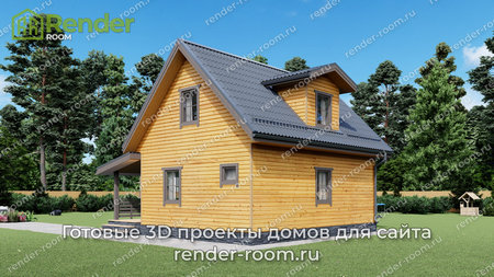 Проект П-702 Площадь: 68, Размер: 6х8