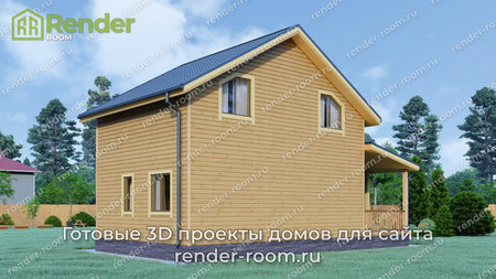 Проект  Площадь: 82, Размер: 6х8